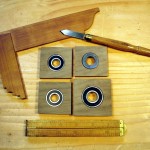 photo of bearing blocks and some tools