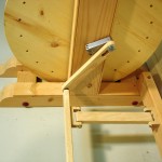photo of linkage near the wheel