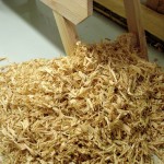 big pile of shavings