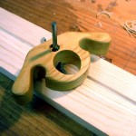 photo of a router plane in a groove