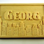 photo of Georg's name board