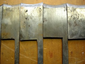 close up photo of de-rusted irons