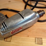 photo of old electric drill