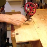 photo - drill holes for hinge corners