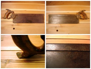 4 photos of the saw as I received it