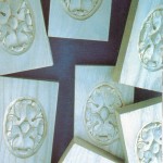 photo of oval rose plaques - from Frederick Wilbur