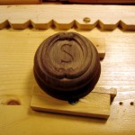 photo of carving the lid