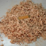 photo of a pile of shavings