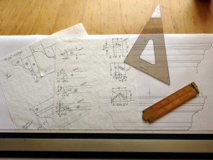 photo of molding drawings