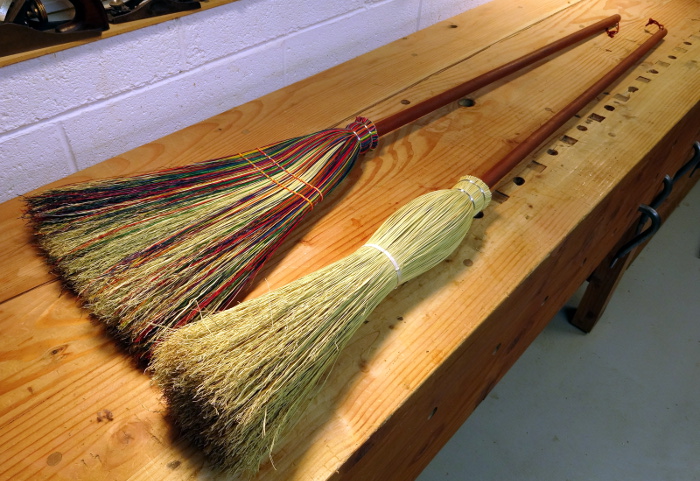 photo of 2 brooms