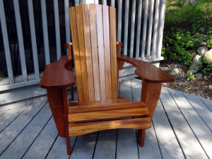 Adirondack chair - front view