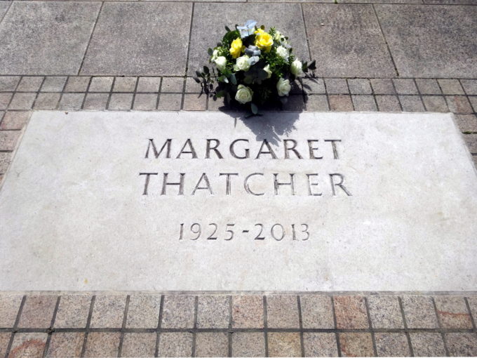 photo of Margaret Thatcher's resting place