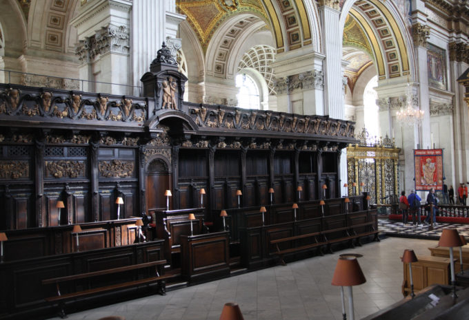 photo of north choir stalls