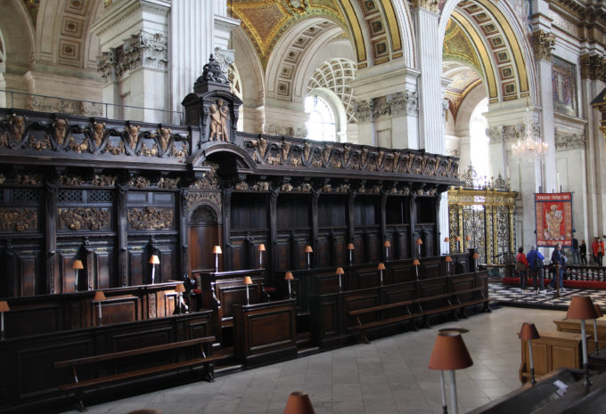 photo of north choir stalls