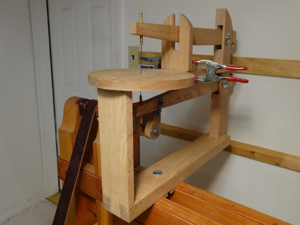 photo of the scroll saw from the front