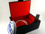 photo of the Chinese seal box - open and in use