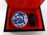 photo of inside of Chinese seal box