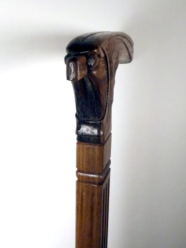 photo of eagle head walking cane