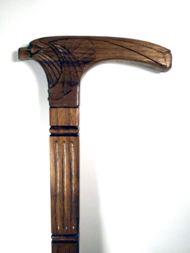 photo of eagle head walking cane