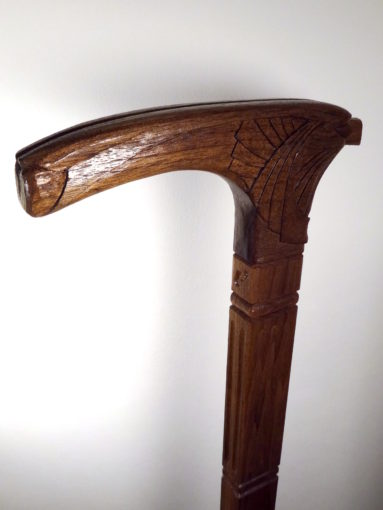 photo of eagle head walking cane