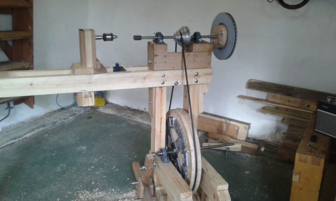 Simon Jack's treadle lathe