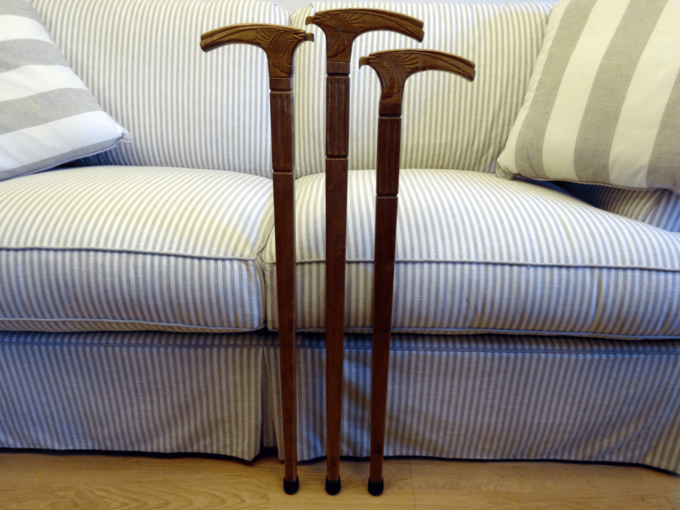 photo of 3 walking canes