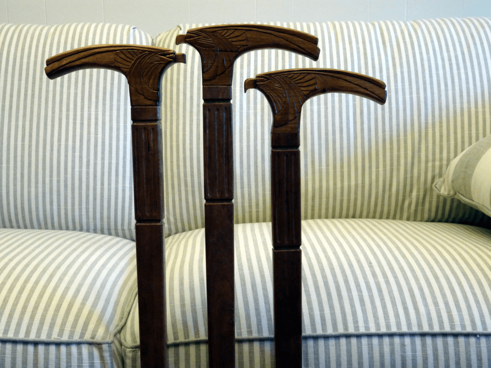 detail photo of 3 walking canes